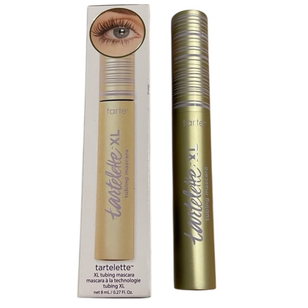 TARTE Tartelette XL Black Tubing 24 Hour Mascara Jet Black Finish NEW NIB